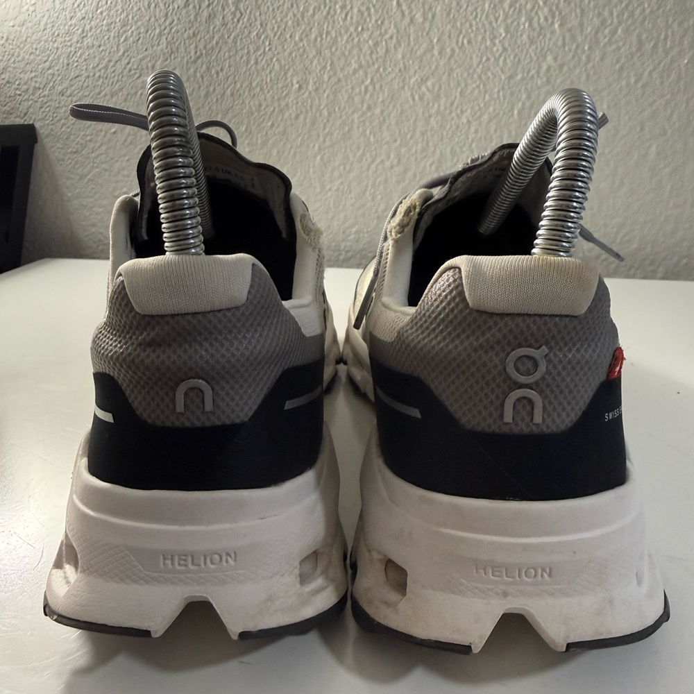 On Running Gray and Black Athletic Shoes - Picture 5 of 9